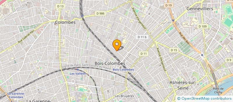 localisation de l'entreprise FSF CAPITAL à BOIS-COLOMBES