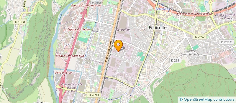 localisation de l'entreprise FSG à ECHIROLLES