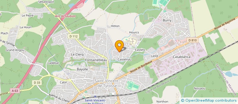 localisation de l'entreprise FSG à SAINT-VINCENT-DE-TYROSSE