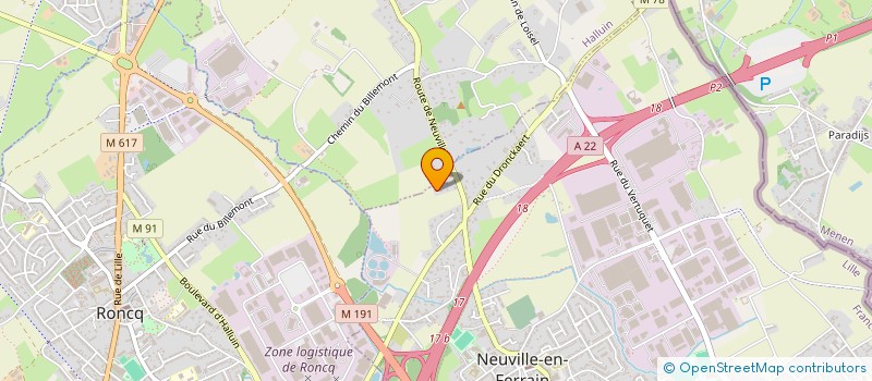 localisation de l'entreprise FSG LION à NEUVILLE-EN-FERRAIN