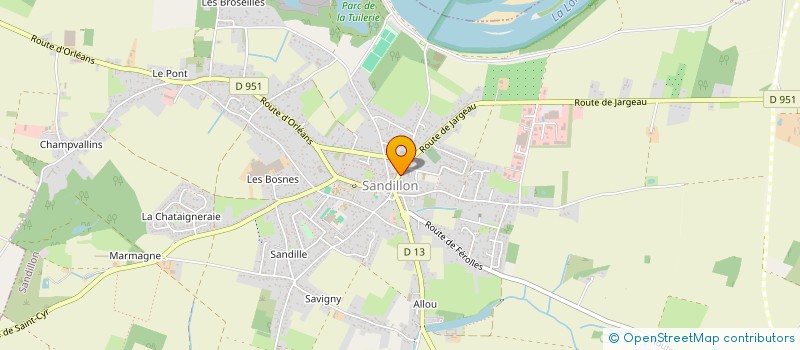 localisation de l'entreprise FSG SERVICES à SANDILLON
