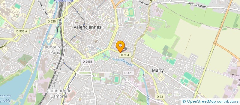 localisation de l'entreprise FSGC  VALENCIENNES