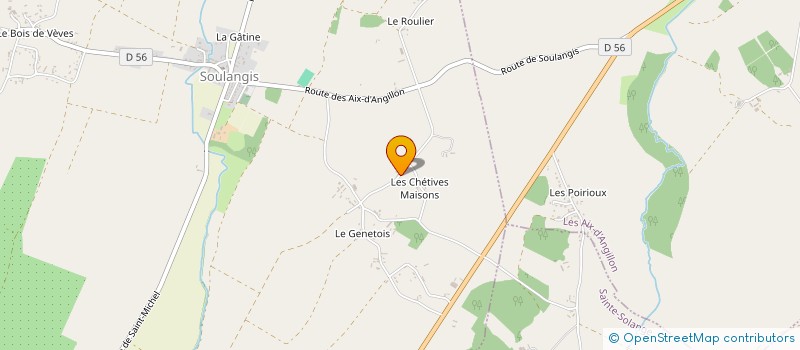 localisation de l'entreprise FSGR  SOULANGIS