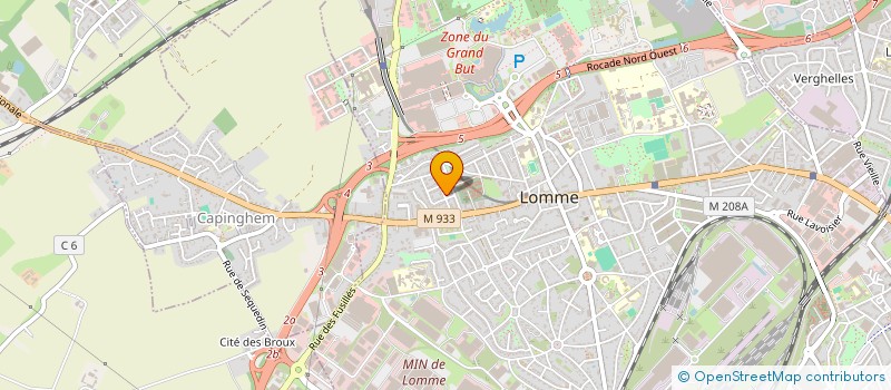 localisation de l'entreprise FSH IMMOBILIER à LILLE
