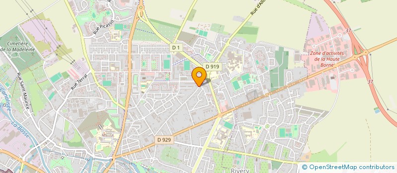 localisation de l'entreprise FSH OPTIQUE à AMIENS