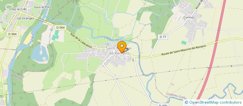 localisation de l'entreprise FSI EXTINCTEURS à SAINT-MAURICE-DE-REMENS