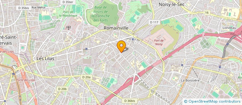 localisation de l'entreprise FSIAP à ROMAINVILLE