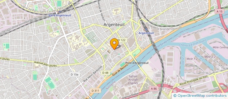 localisation de l'entreprise FSIM à ASNIERES-SUR-SEINE