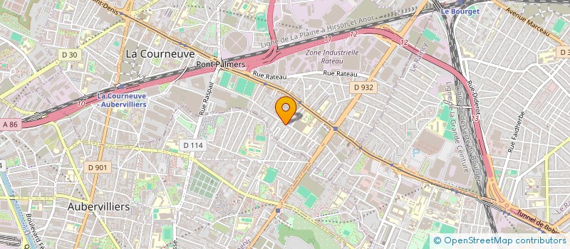 localisation de l'entreprise FSIP à LA COURNEUVE