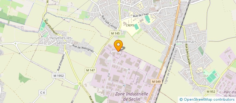 localisation de l'entreprise FSIS AUTOMATISMES & ROBOTIQUE à NOYELLES-LES-SECLIN