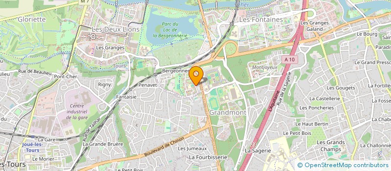 localisation de l'entreprise FSJ  TOURS