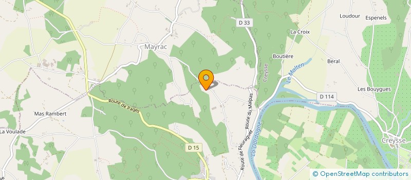 localisation de l'entreprise FSJ IMMO  PINSAC