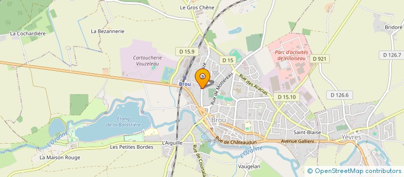 localisation de l'entreprise FSJ PICHARD à BROU