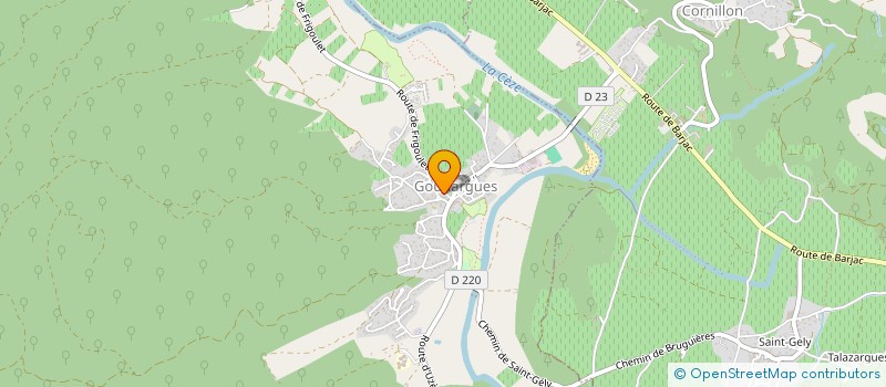 localisation de l'entreprise FSJD  GOUDARGUES