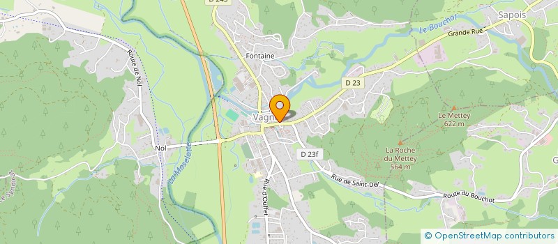 localisation de l'entreprise FSJP  VAGNEY