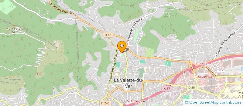 localisation de l'entreprise FSL à LA VALETTE-DU-VAR