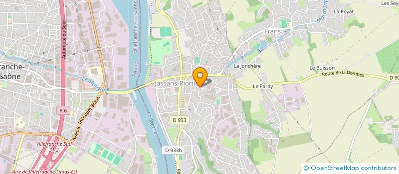 localisation de l'entreprise FSL à JASSANS-RIOTTIER