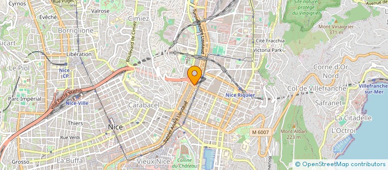 localisation de l'entreprise FSL GESCLUB à NICE