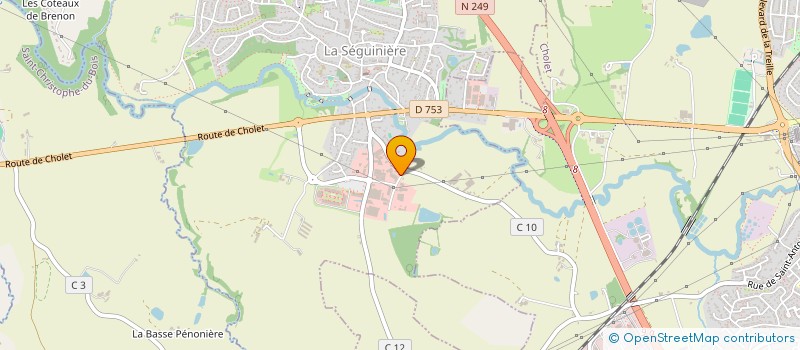 localisation de l'entreprise FSLJ IMMO  LA SEGUINIERE