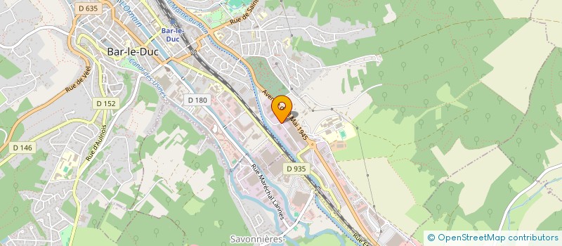 localisation de l'entreprise FSM  BAR-LE-DUC