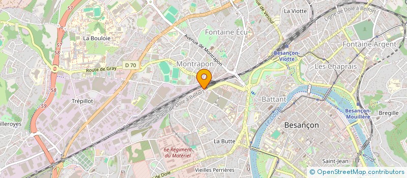 localisation de l'entreprise FSM à BESANCON