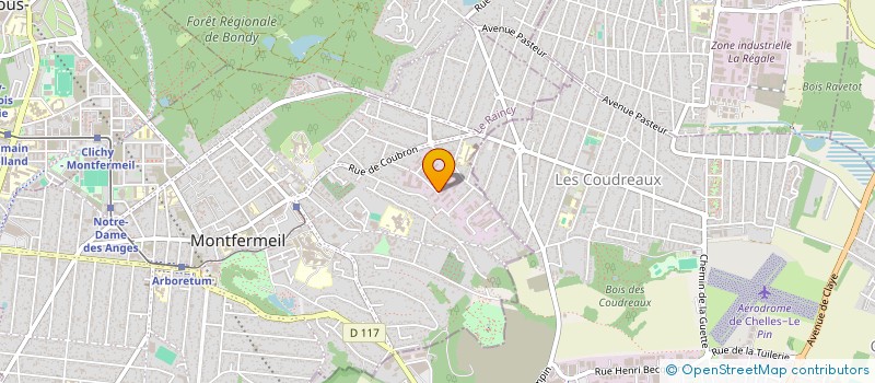 localisation de l'entreprise FSM BATIMENT à MONTFERMEIL