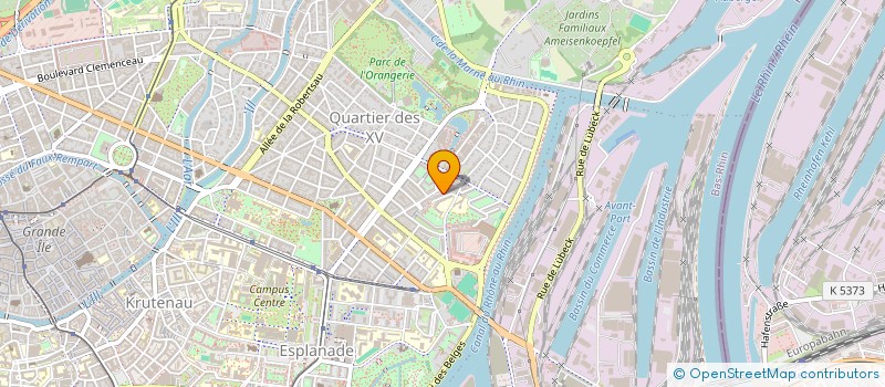localisation de l'entreprise FSM DEMO-COUPAGE à STRASBOURG