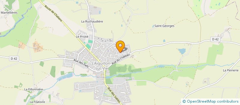 localisation de l'entreprise FSM RONDEAU à L'AIGUILLON-SUR-VIE