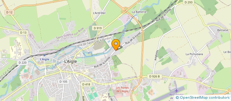 localisation de l'entreprise FSMI à SAINT-SULPICE-SUR-RISLE