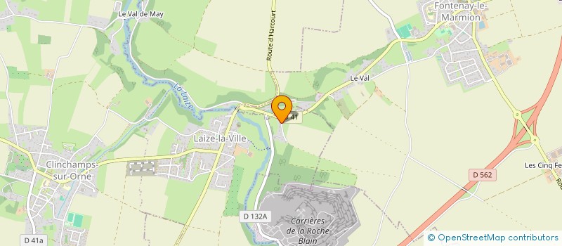 localisation de l'entreprise FSN  LAIZE-CLINCHAMPS