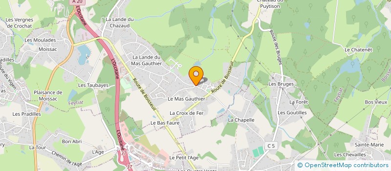 localisation de l'entreprise FSN à FEYTIAT
