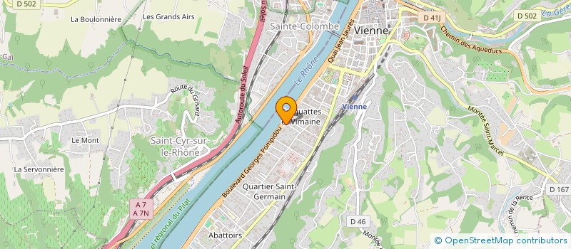 localisation de l'entreprise FSNOT IMMO  VIENNE