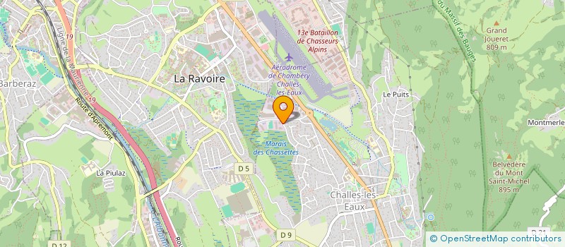 localisation de l'entreprise FSOLUTION à CHALLES-LES-EAUX