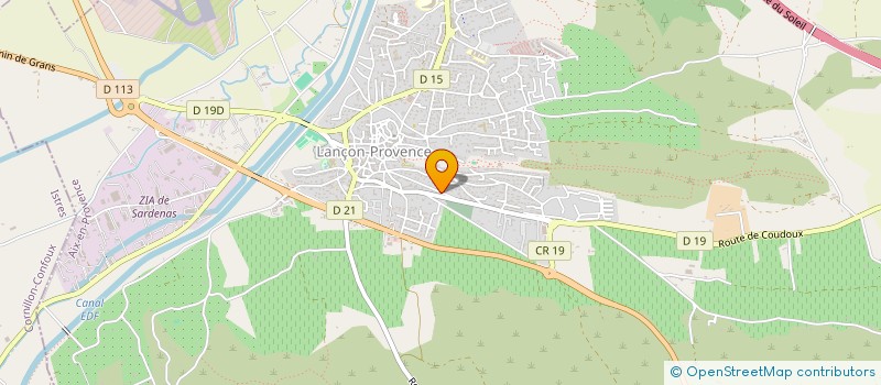 localisation de l'entreprise FSP à LANCON-PROVENCE
