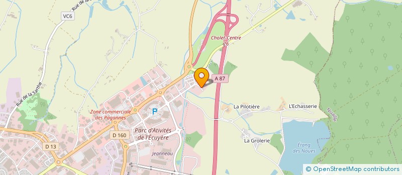 localisation de l'entreprise FSP II à CHOLET
