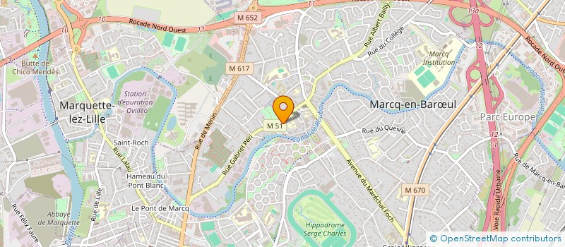 localisation de l'entreprise FSPA à MARCQ-EN-BARŒUL