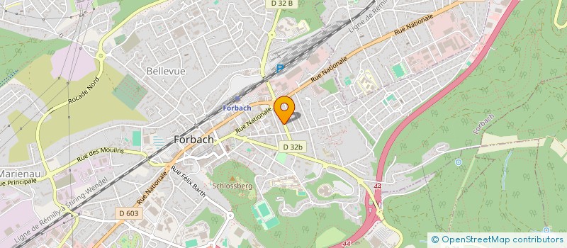 localisation de l'entreprise FSPC  FORBACH