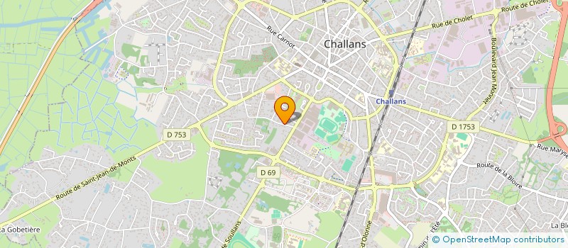 localisation de l'entreprise FSPH à CHALLANS