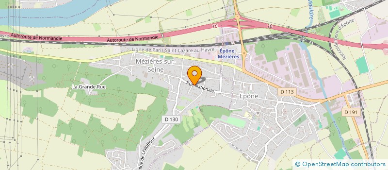 localisation de l'entreprise FSR BATIMENT  MEZIERES-SUR-SEINE