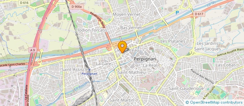 localisation de l'entreprise FST  PERPIGNAN