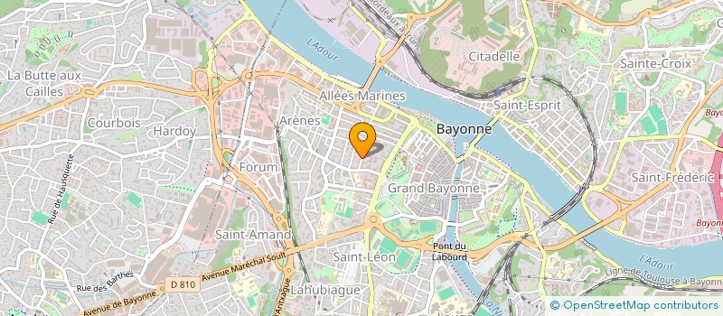 localisation de l'entreprise FST PARTICIPATION à BAYONNE