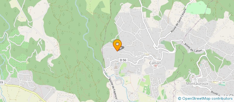 localisation de l'entreprise FSTL IMMO  CALLIAN