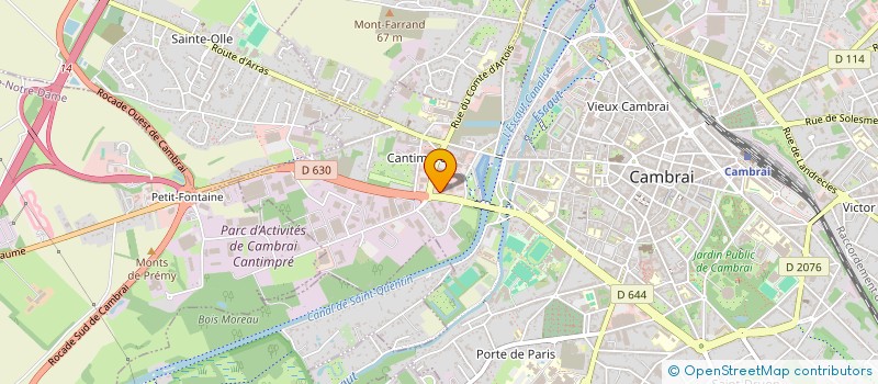 localisation de l'entreprise FSV  CAMBRAI