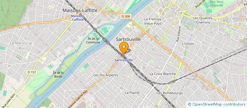 localisation de l'entreprise FSV GROUPE  SARTROUVILLE