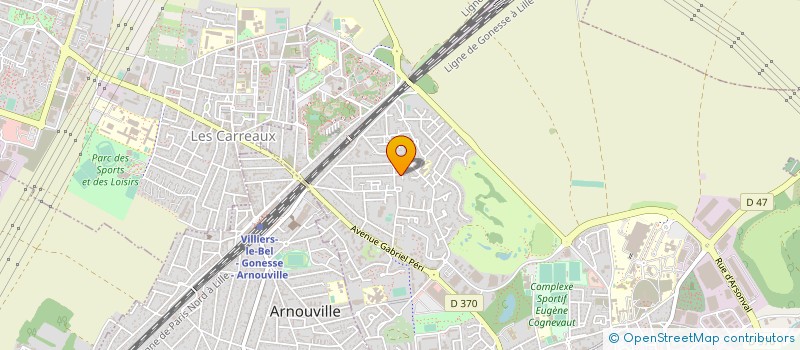 localisation de l'entreprise FT à GONESSE