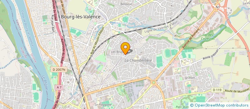 localisation de l'entreprise FT AGENCEMENT ET CREATION à VALENCE