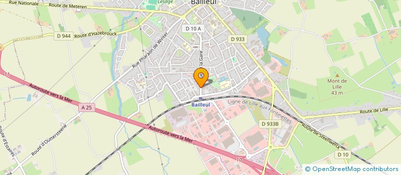 localisation de l'entreprise FT AUTO à BAILLEUL