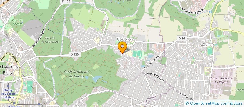 localisation de l'entreprise FT&CO  COUBRON