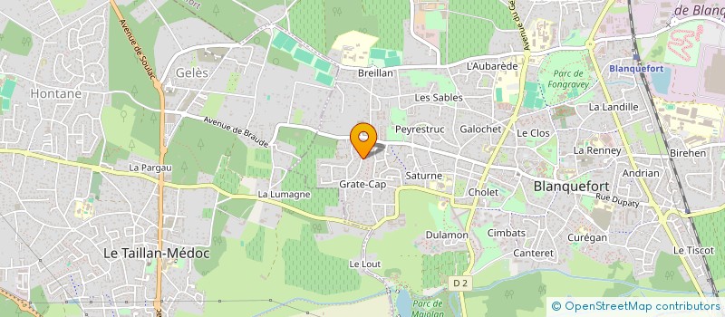 localisation de l'entreprise FT CONSEILS  BLANQUEFORT