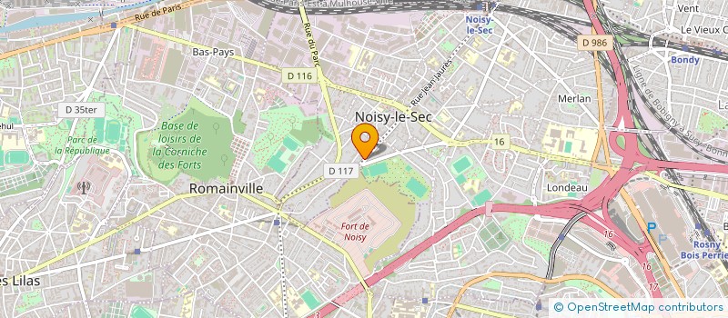 localisation de l'entreprise FT CONSTRUCTION à DRANCY